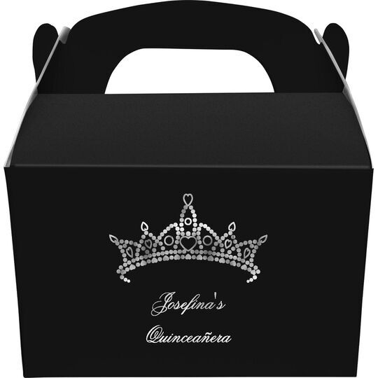 Diamond Crown Gable Favor Boxes
